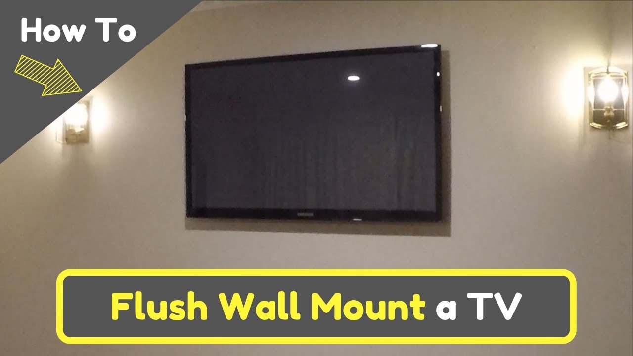 How To Wall Mount a Flatscreen TV YouTube