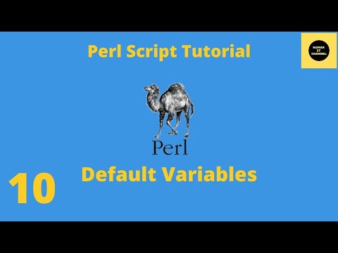 Default Variable in Perl - Perl Script Basics Tutorial - Part 10