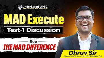 The Prelims TEST Saga Begins!!! | MAD Test-1 Discussion by Dhruv Sir | UPSC CSE Prelims 2026