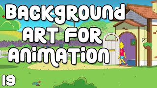 BACKGROUND ART for ANIMATION | Clip Studio Paint Tutorial | Part 19