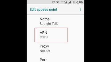 Straight Talk APN Settings for Android