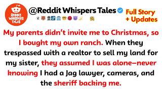 My parents didn’t invite me to Christmas, so I bought my own ranch. When they trespassed with a.....