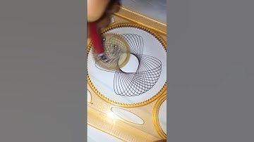 Golap Fuler Kata | Spirograph Art |#shorts #Atik_Mia_official