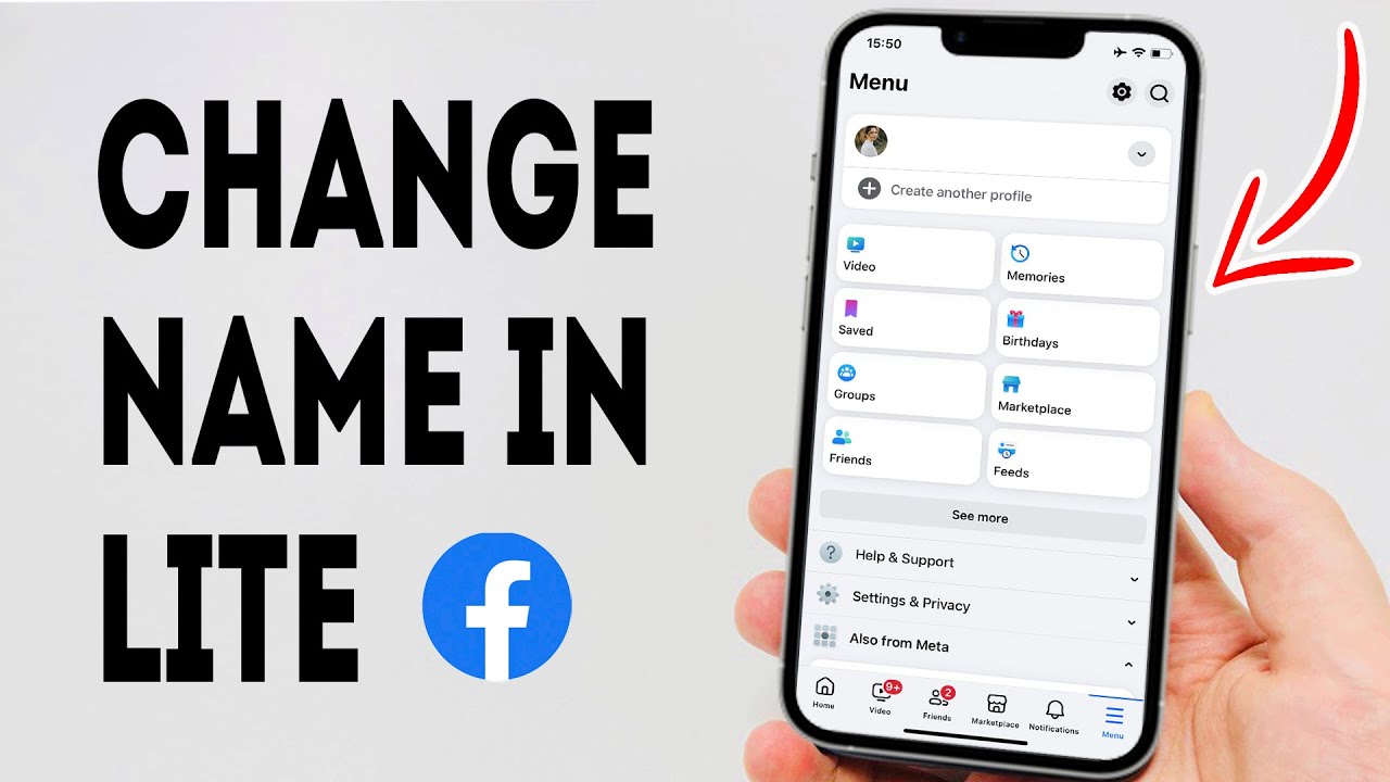 How To Change Name In Facebook Lite - Full Guide - YouTube