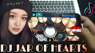 DJ JAR OF HEARTS SLOW - VIRAL DI TIKTOK | REAL DRUM COVER