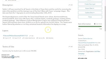Hosted Feature Services