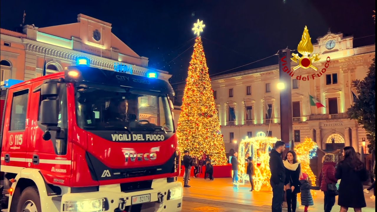 Buone Feste in sicurezza - Vigili del Fuoco Potenza