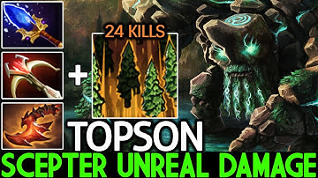 TOPSON [Tiny] Scepter Unreal Damage Instant Delete Support Dota 2