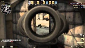 CSGO: Bot Deathmatch Dust 2 (Noob Warning)