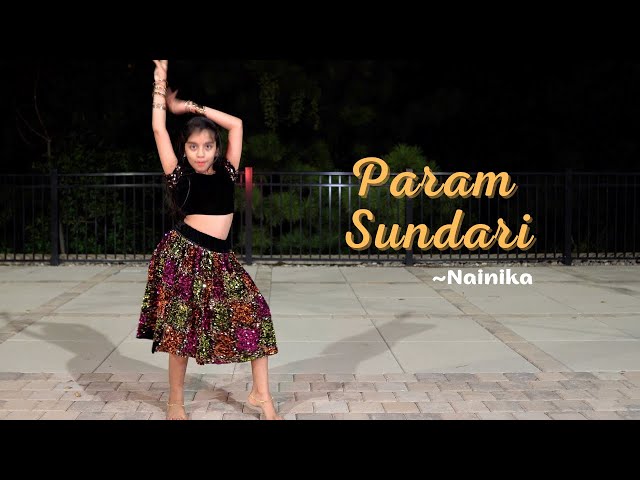 Param Sundari | Full song  dance by Nainika | Mimi | AR Rahman | Shreya class=