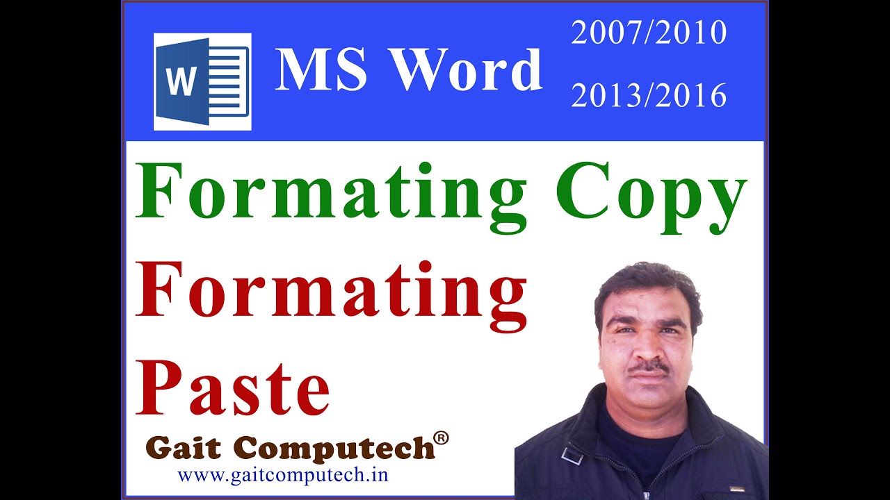 Ms Word Format painter 2010