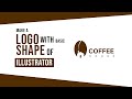 Make a logo with the basic tools illustrator
