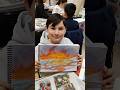 Victor F. treballant el seu pastel a classe. #art #arte #niñosdetiktok #children #artclass #pastel
