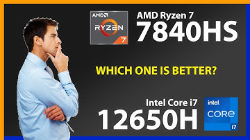 AMD Ryzen 7 7840HS vs INTEL Core i7 12650H Technical Comparison