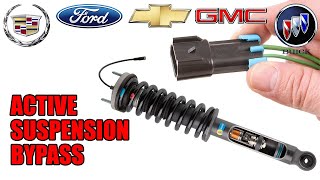 How To Bypass Electronic Suspension Struts For GM & Ford Vehicles Cheap and Easy!