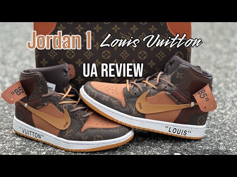 WOW! CUSTOM Louis Vuitton OFF-WHITE Air Jordan 1s (Review) 
