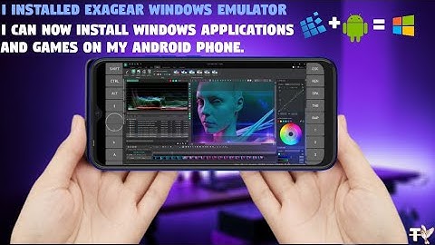 I Installed Windows 10 Emulator On My Android Phone | Exagear