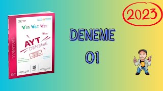 2023 | 345 YAYINLARI AYT MATEMATİK DENEME ÇÖZÜMLERİ - 1