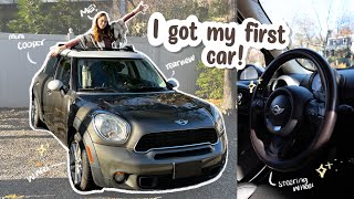 I GOT MY FIRST CAR AT 17 + car tour  |  Mini Cooper 2011 Countryman all4 | Vlogmas #4