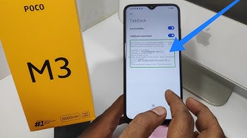 How to turn off/on talk back in POCO M3| poco m3 pro | How to Turn On/Off TalkBack in POCO C3