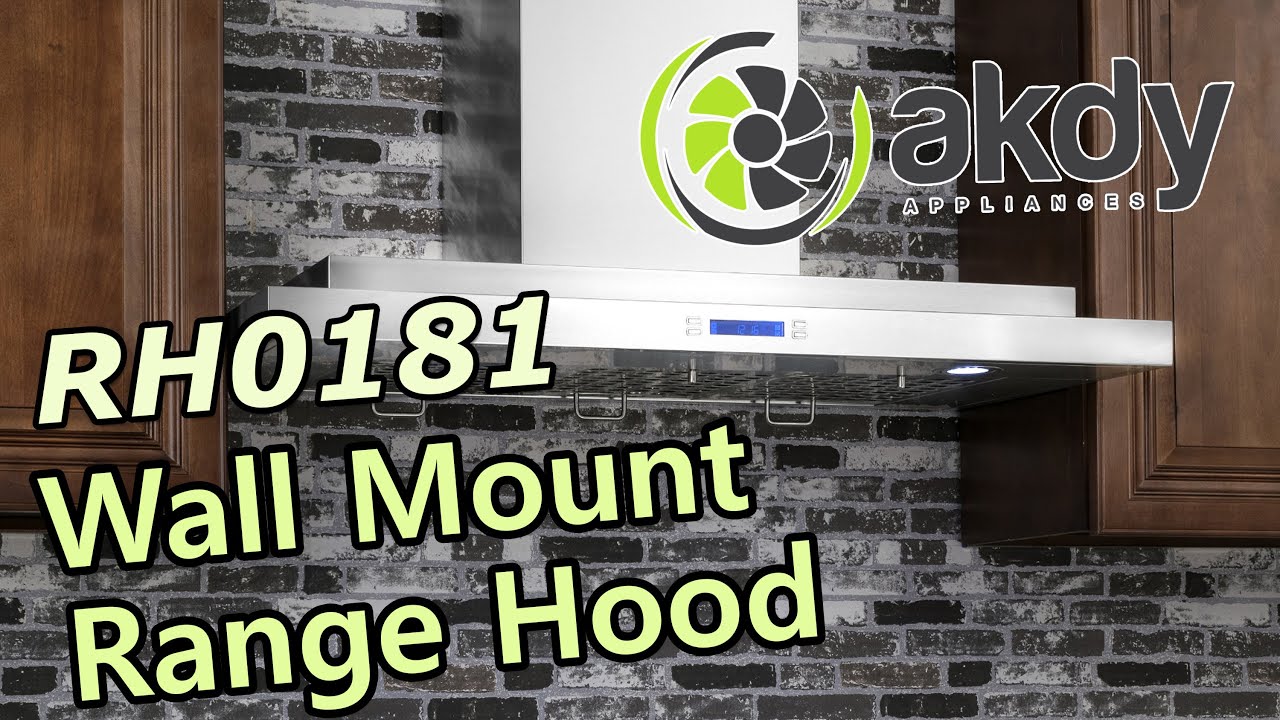 AKDY Wall Mount Range Hood Model RH0181 [Product Showcase] YouTube
