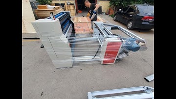 ROLL TO ROLL OFFSET PRINTING MACHINE 1200MM WIDTH NON WOVEN FABRIC PRINTING TRIAL- ZONGRUI 2020 NEW