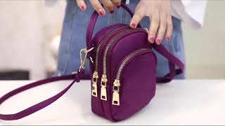 Tas Wanita Import Jinjing Selempang CHIBAO Mini CB8182 8182 Parasut Kualitas High Quality Impor