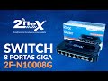 Switch 8 Portas Gigabit | Proteja sua rede de broadcast e comunicações indesejadas