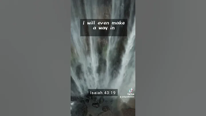 Isaiah 43:19 (KJV)  Behold, I will do a new thing; now it shall spring forth; shall ye.....