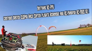 Matthias RC-FPV: continue Vortex 250Pro Race Copter flights Acromode and RC-Parafun RC-FREE V2
