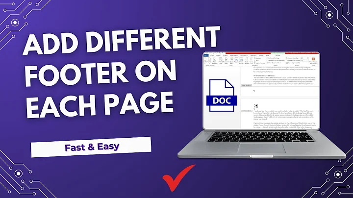 How to Add Different Footers on Each Page in MS Word (Step-by-Step Guide)