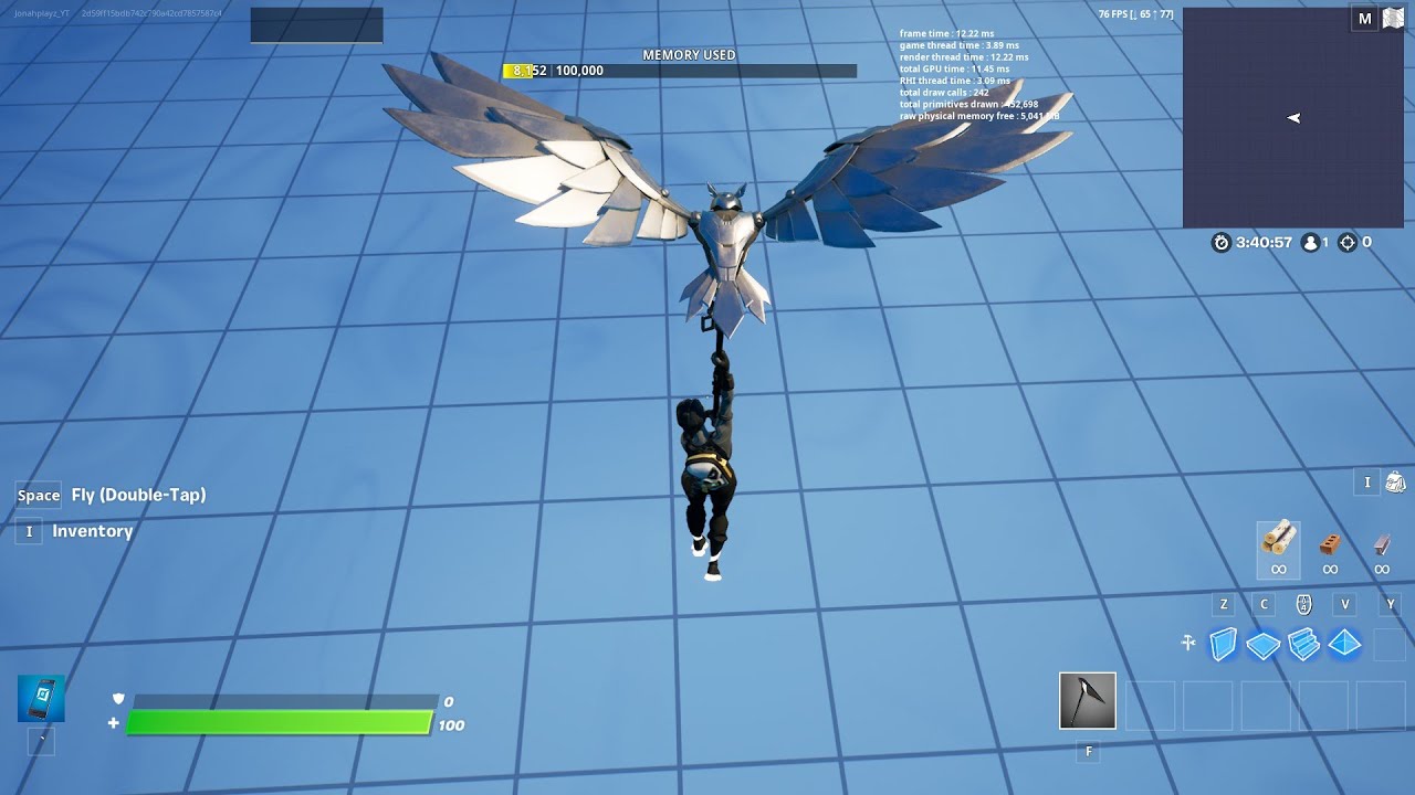 How to get ohms glider permanently all game (Fortnite creative glitch ...