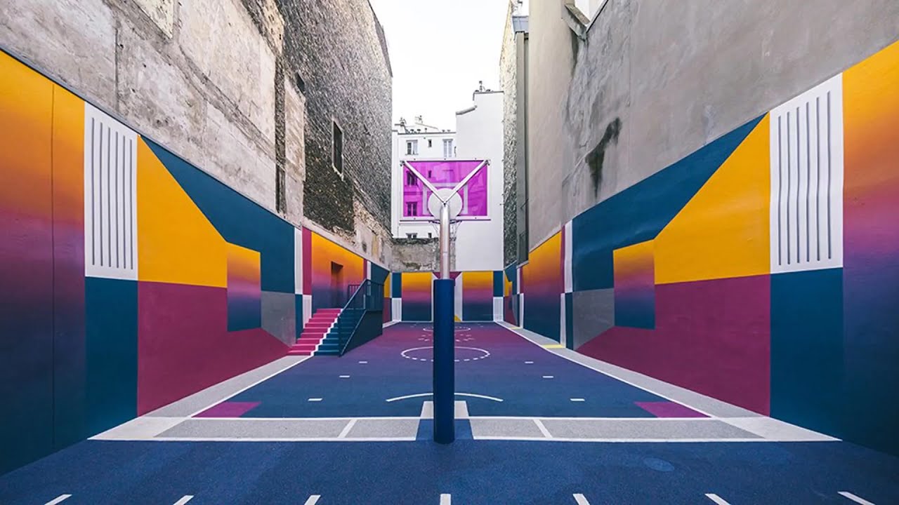 News Update Look at this amazing basketball court - and other awesome