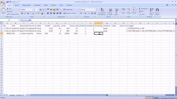 How to upload a Catalog of your products