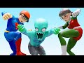 Scary Teacher 3D–NickSuperhero vs TaniHulk Fight Vs Dr Zomboss -Tani-Nick Hide and Seek With Rainbow