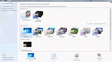 How to change your Background-Window 7