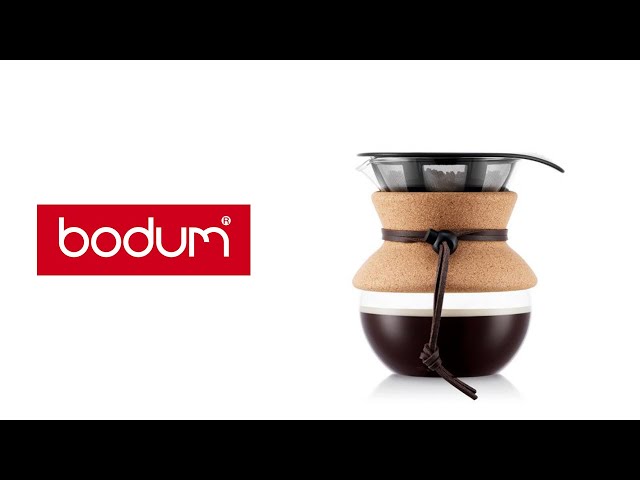 Bodum Pour Over Coffee Maker, 17 Ounce, .5 Liter, Cork Band