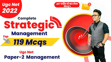 Complete Strategic Management Mcqs Revision || Ugc Net Management