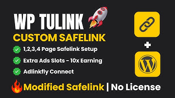 🚀 WP Tulink (Custom Safelink Plugin) Full Setup Guide 2025