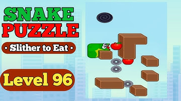 Snake Puzzle Slither to Eat Level 96 | snake puzzle level 96 walk-through Solution 