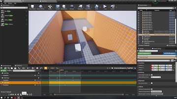 UE 4: Level sequence trap trail