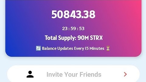 Starx network update on total supply - Halving and tokennomics 