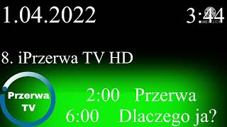 Przerwa Tv Zapping Przerwa Tv Kanały 1.04.2022R., Godz. 3.41