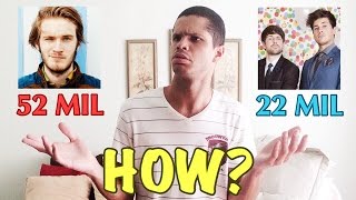 How does PewDiePie have more subscribers than Smosh