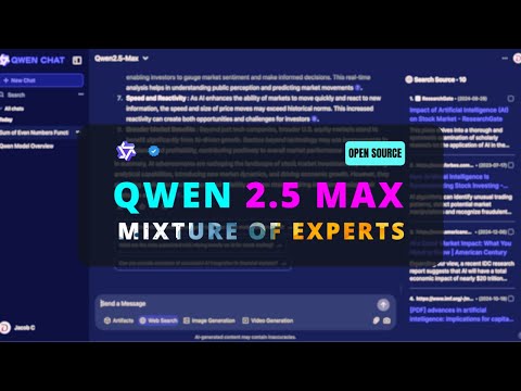 Qwen-2.5 Max: This New Free AI MoE (Mixture of Experts) Model Outperforms DeepSeek V3 Fully Tested