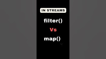 Java filter() vs. map() in Streams ✍️