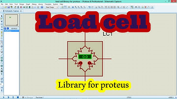 load cell library for proteus/ How to add load cell Library for Proteus// #loadcell #E_Infotainment