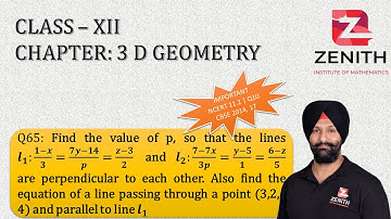 Find the value of p, so that the lines l_1:(1-x)/3=(7y-14)/p=(z-3)/2 and l_2:(7-7x)/3p=(y-5)/1=(6...