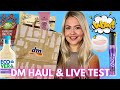 Dm haul 2024 mit live test  makeup snacks  favoriten