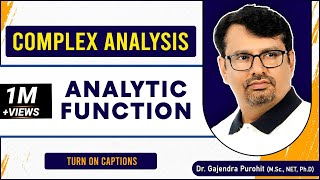 Complex Analysis | Analytic Function | Cauchy Riemann Equation BY GP sir